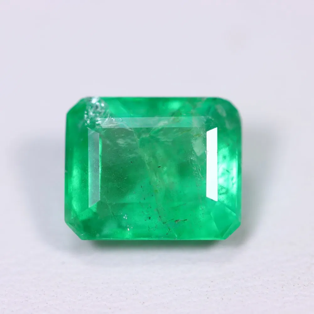 2.56Ct Zambian Emerald - Polished Faceted , 453E