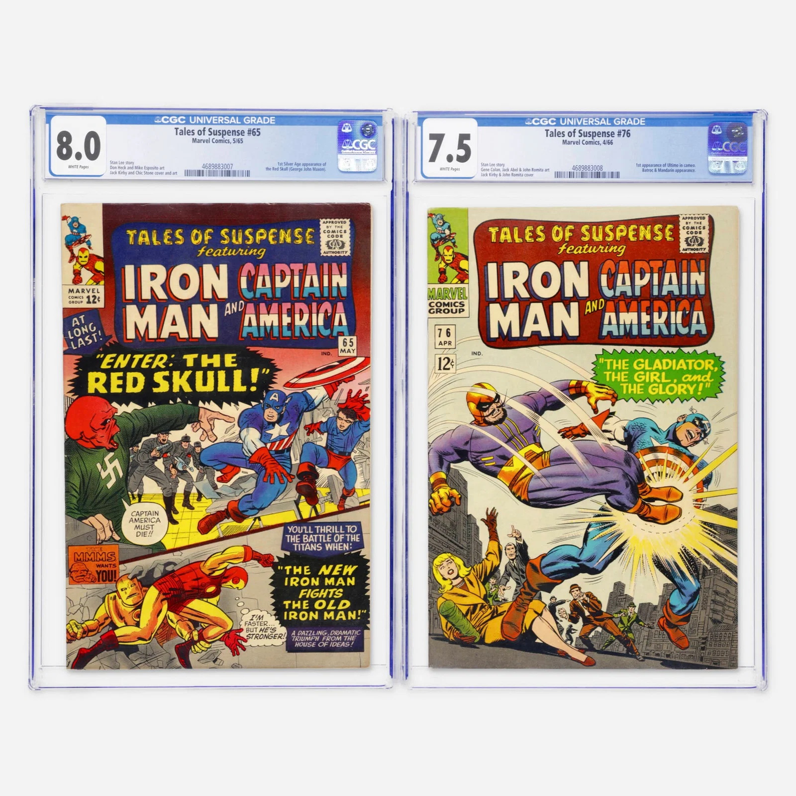 2 Marvel Comics Tales of Suspense #65 and #76 Group