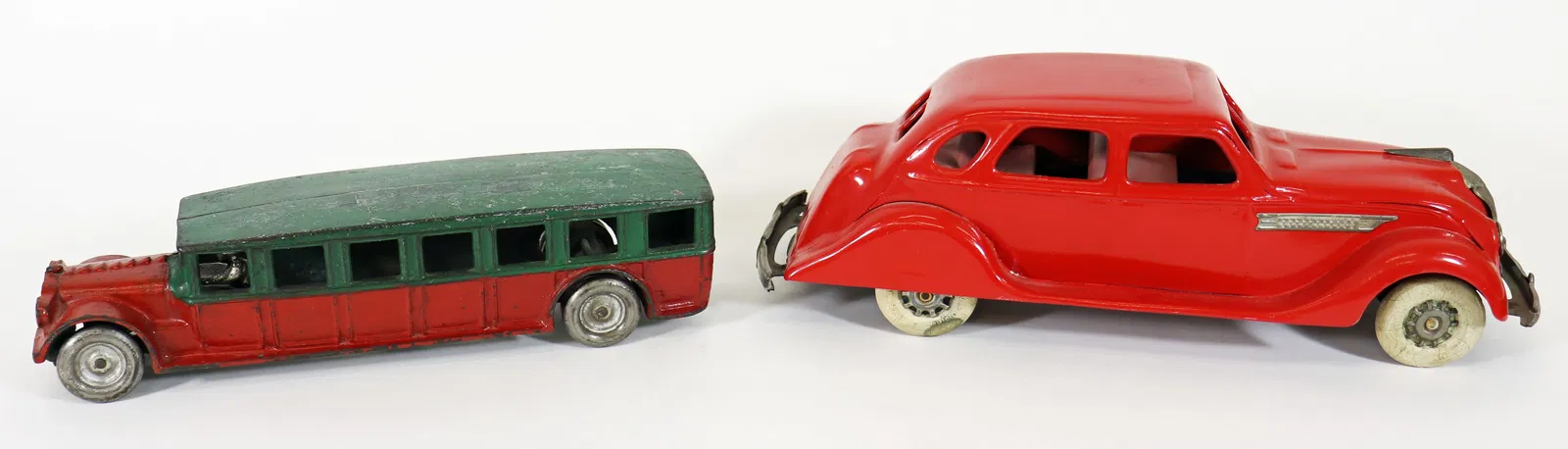 (2) VINTAGE TOYS KINGSBURY CHRYSLER, SAFETY COACH