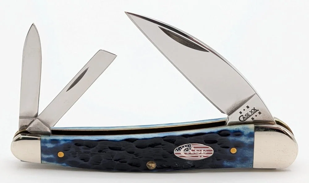 2003 Case XX Caribbean Blue Bone Seahorse Whittler 6355WH
