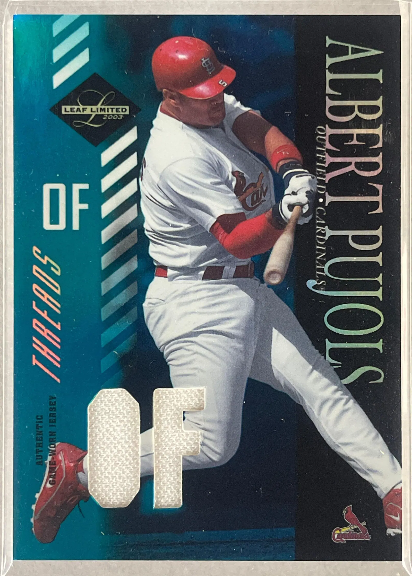 2003 Leaf Limited Threads Albert Pujols 3/25