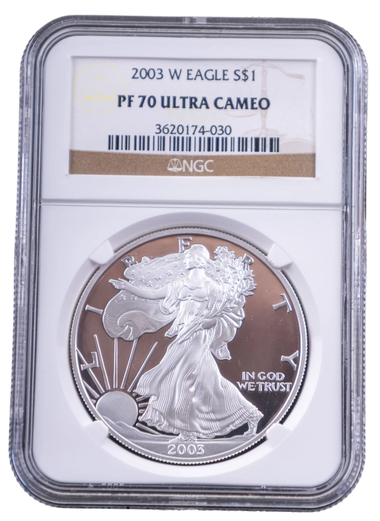 2003-W American Silver Eagle PF70 Ultra Cameo