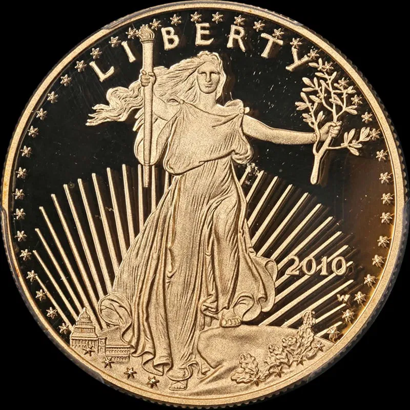2010-W GOLD AMERICAN EAGLE $50