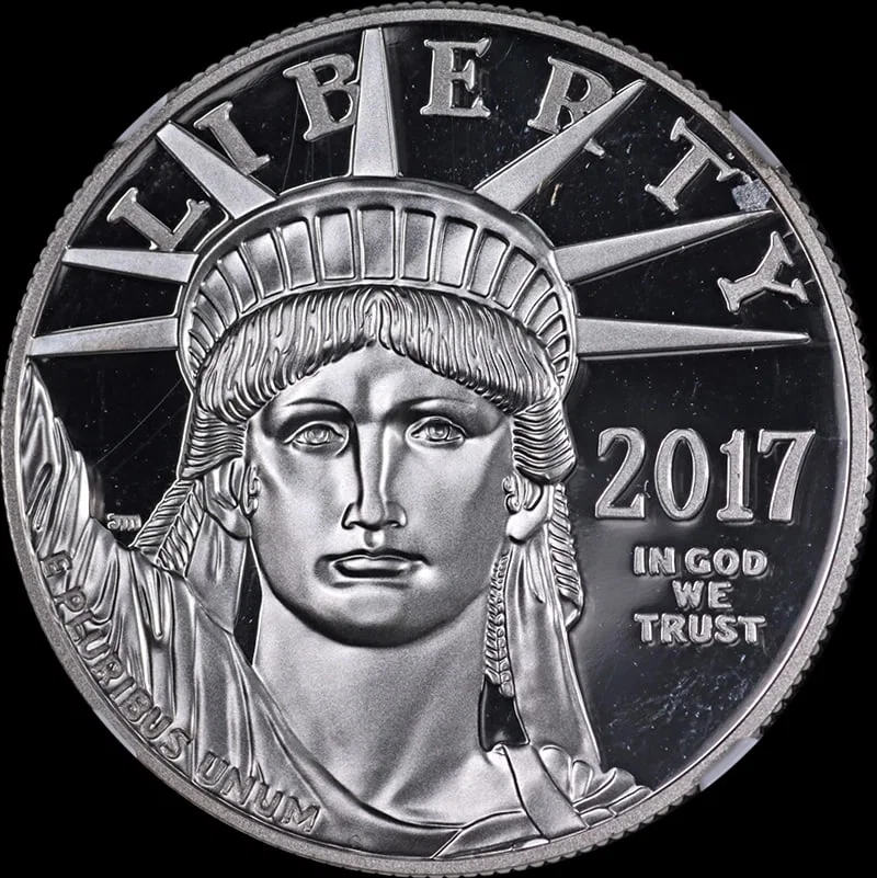 2017-W PLATINUM AMERICAN EAGLE $100