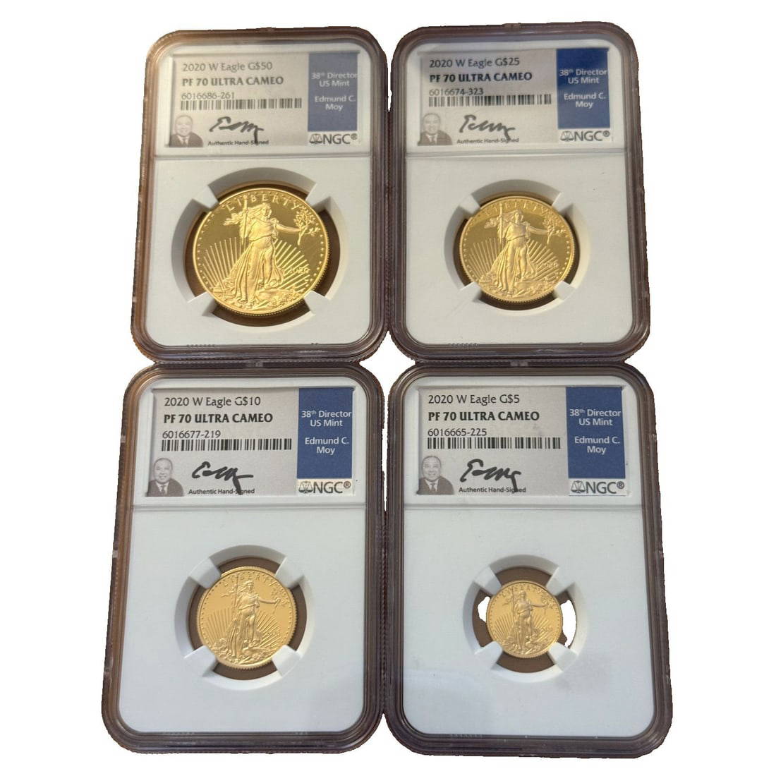 2021 W Version 1.85 oz Gold Coin Set