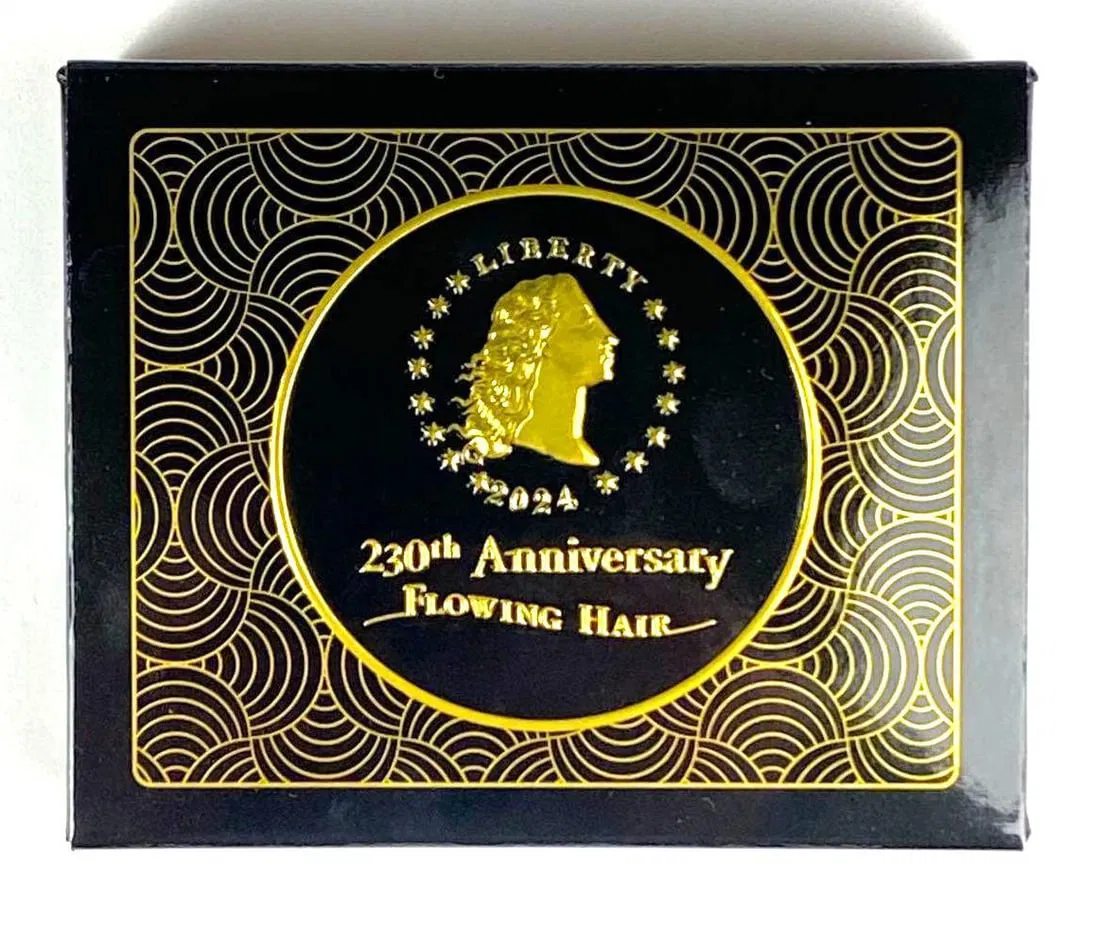 2024 W US Flowing Hair 230th Anniversary 1 oz .999 Gold Proof Coin