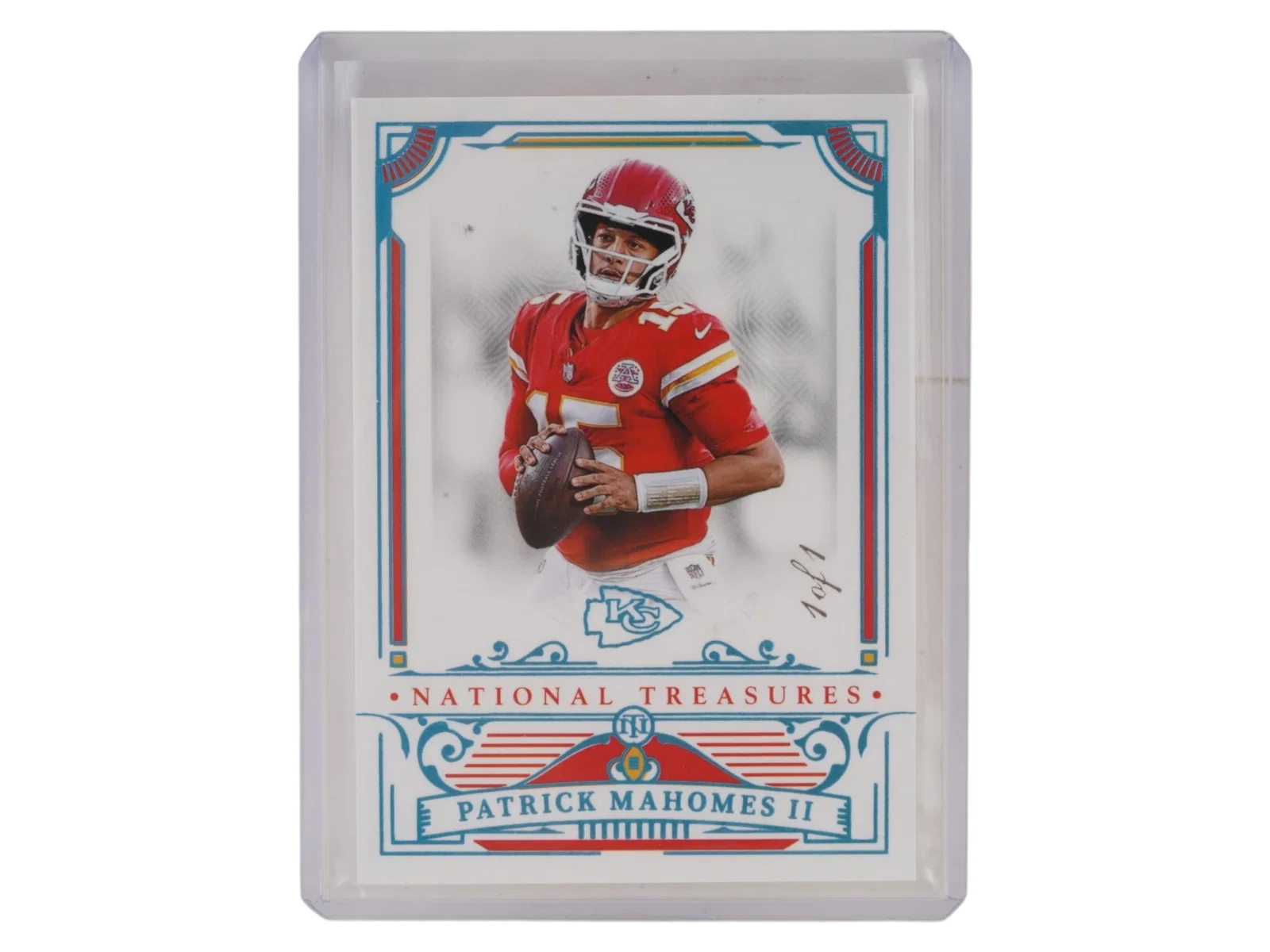 2025 PANINI NATIONAL TREASURES PATRICK MAHOMES 1 OF 1