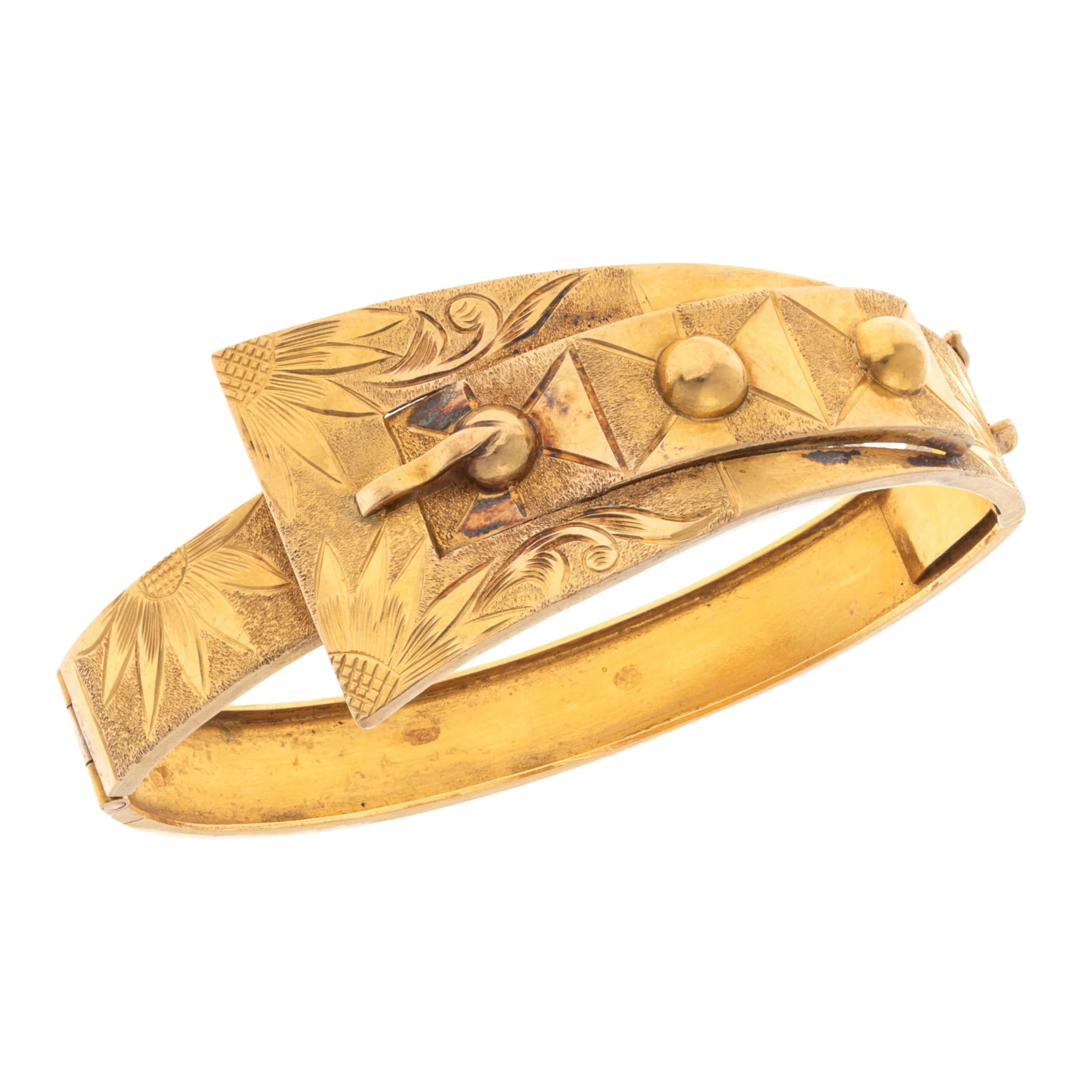 20k Yellow Gold Buckle Bracelet