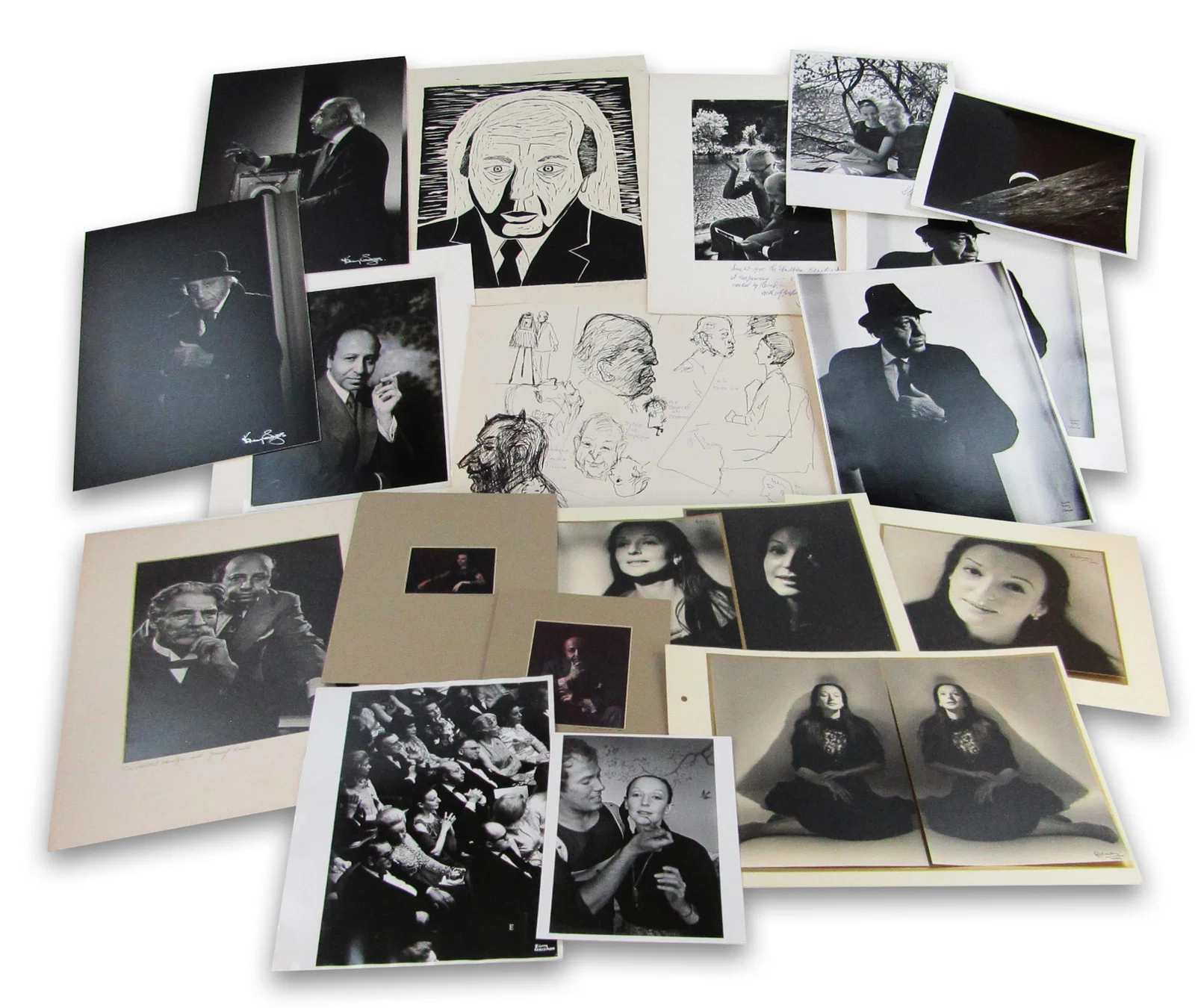 20th Century Photographers Dealer's Lot of 21 pcs Gifted to Yousuf & Estrellita Karsh, Ex. Karsh