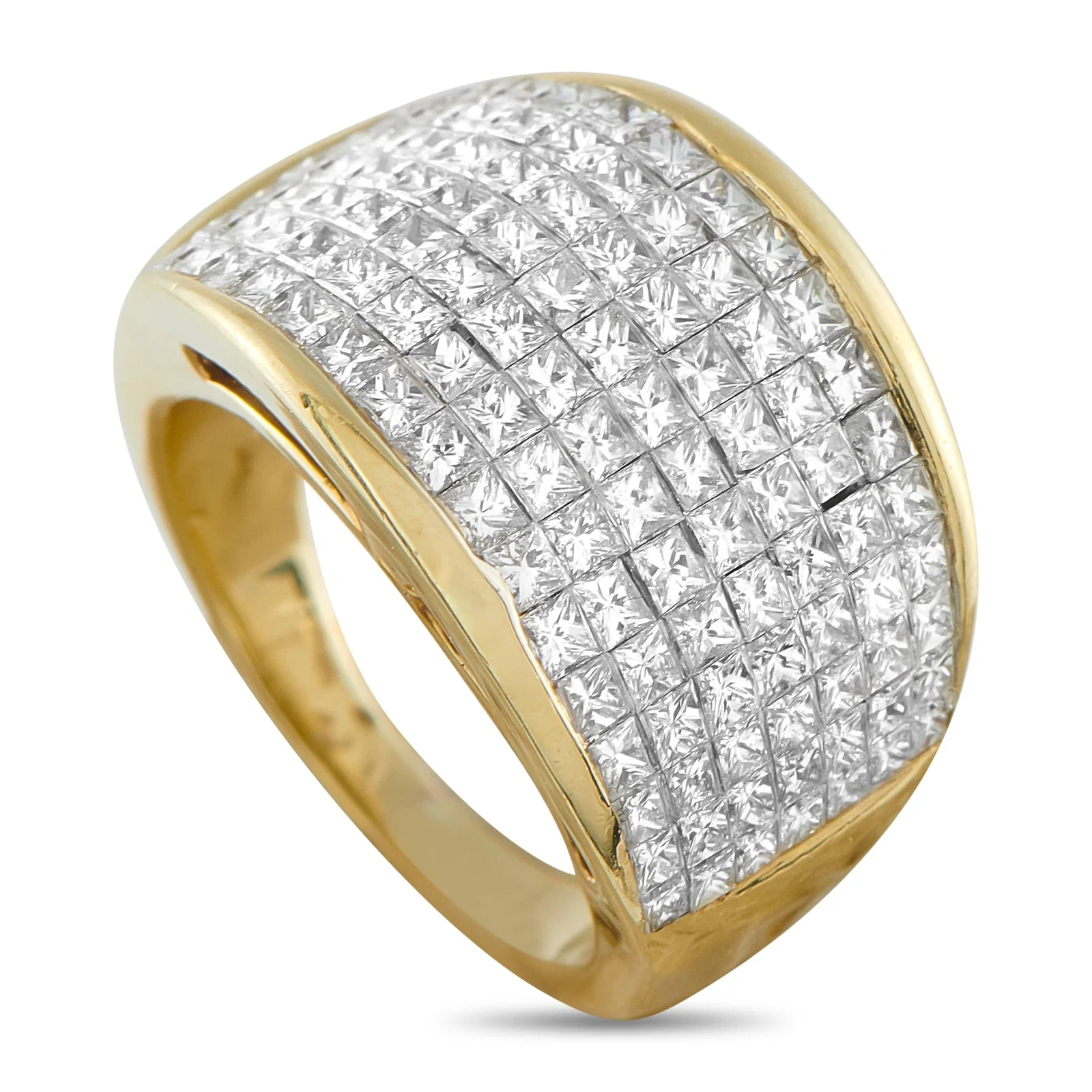 3.35ctw Diamond and 14K Yellow Gold Ring