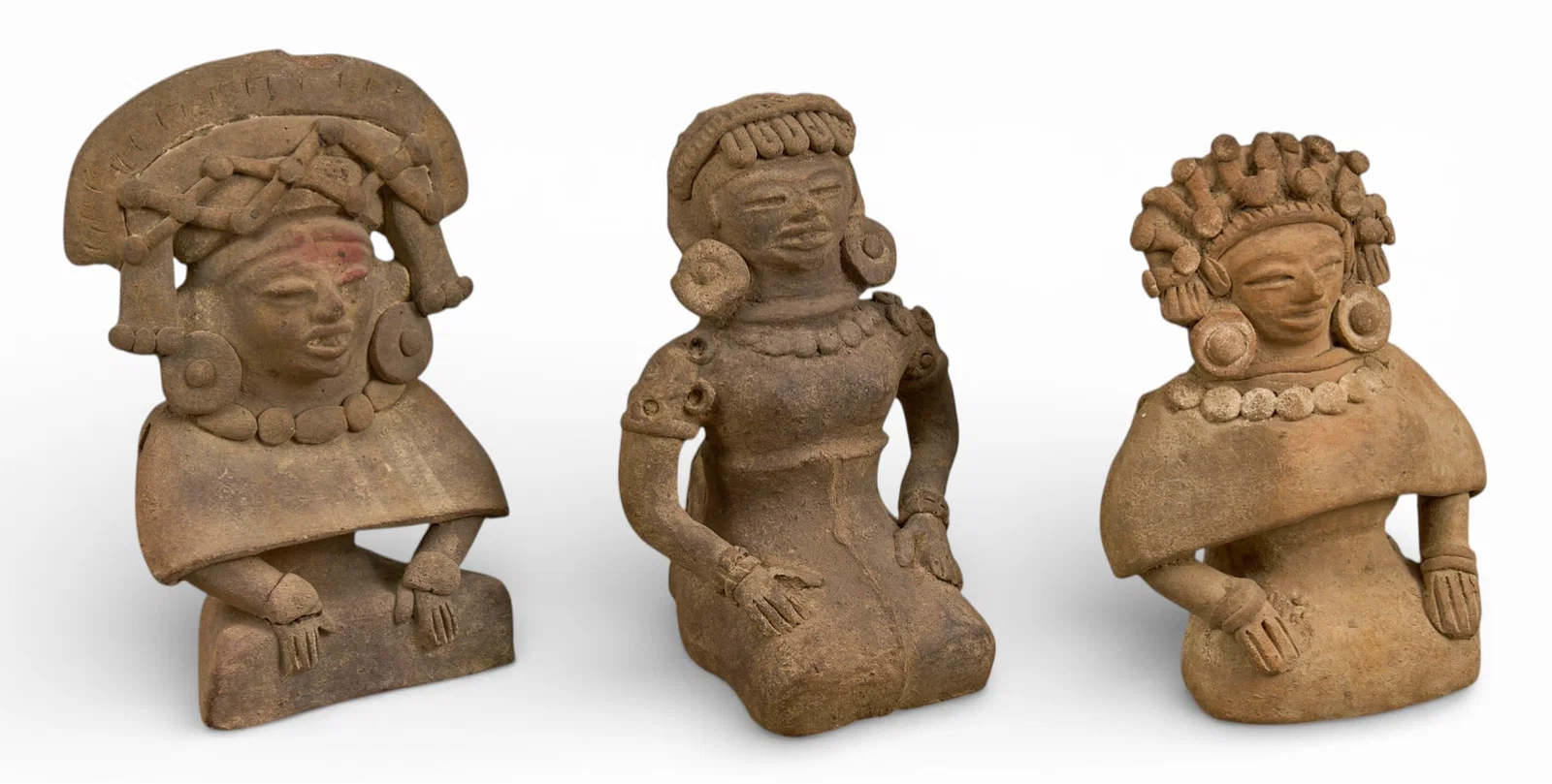 (3) Pre-Columbian Style Figures