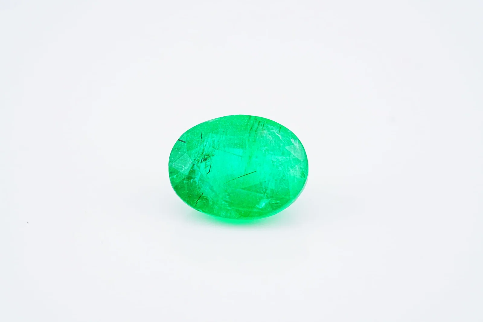 4.06ct GIA Certified Oval Cut Zambian Emerald