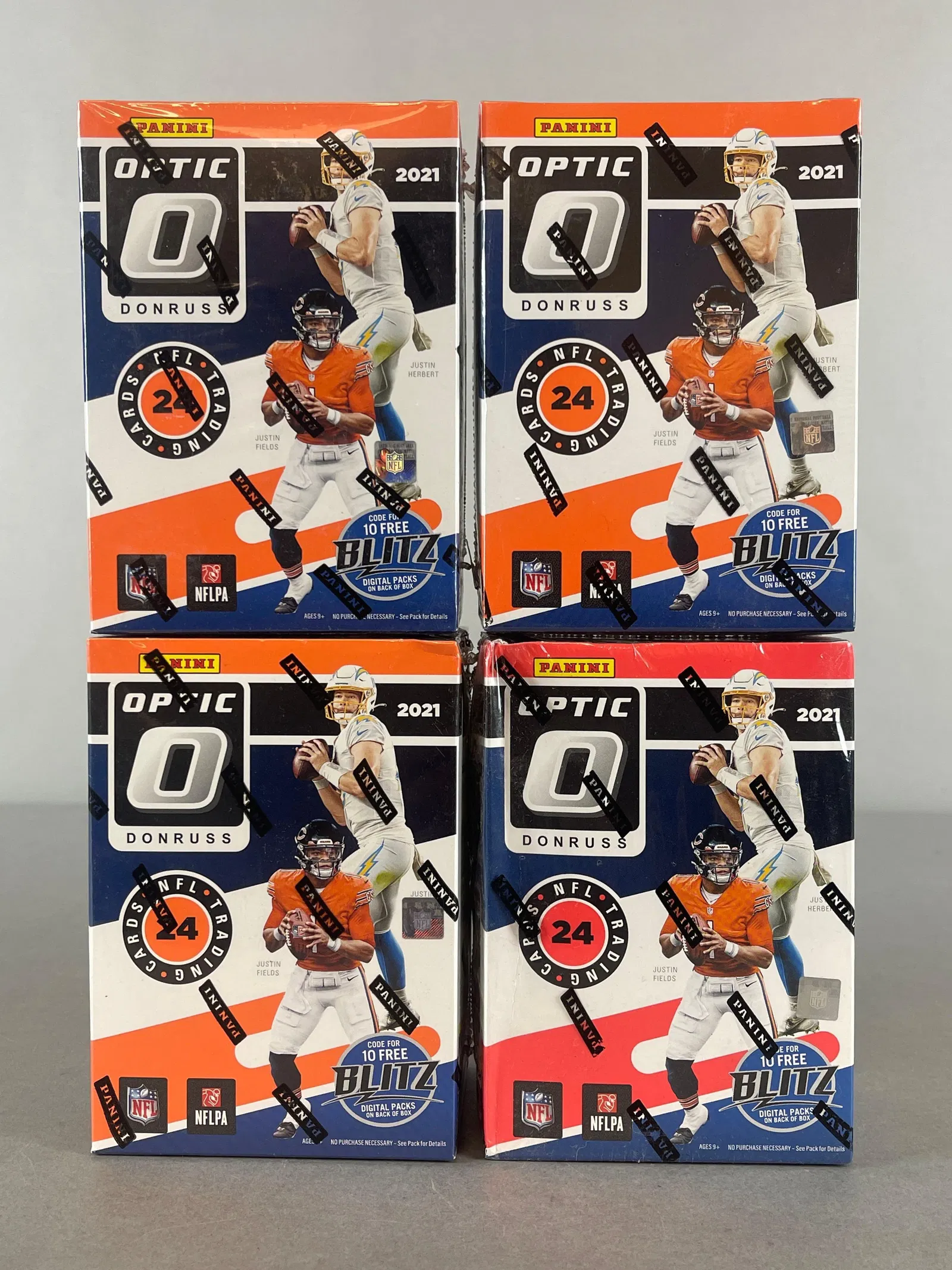 4 - 2021 Donruss Optic Football Blaster Boxes
