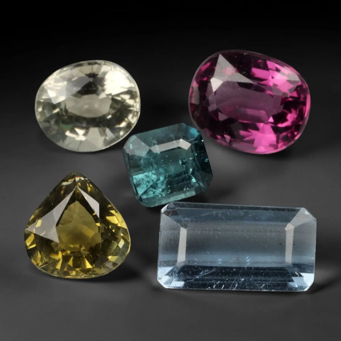 4.35 Carats Multicolor Tourmaline Selection - Natural Loose Gemstones, 2XP
