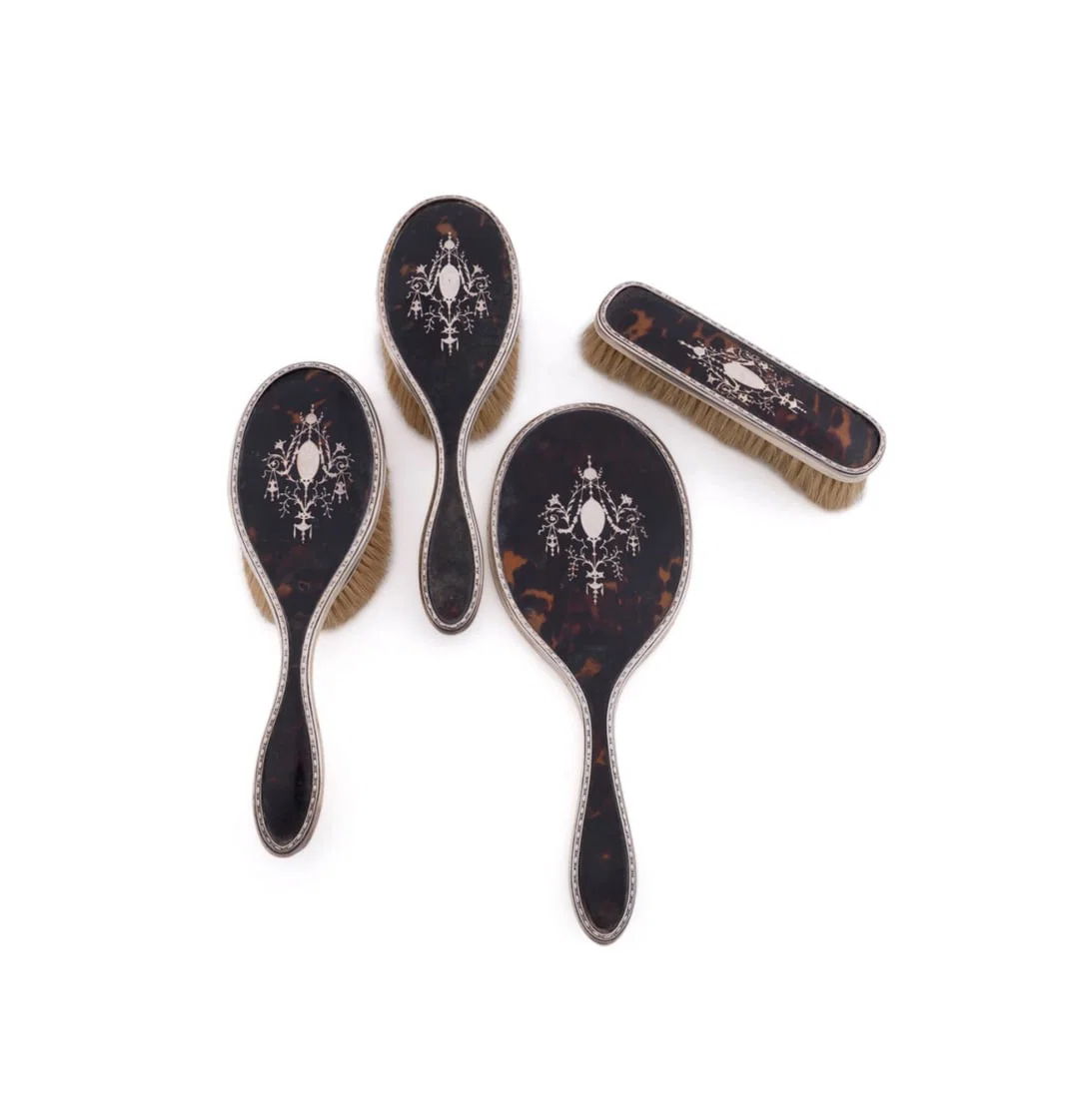 4 CHARLES & RICHARD COMYNS STERLING SHELL DRESSER