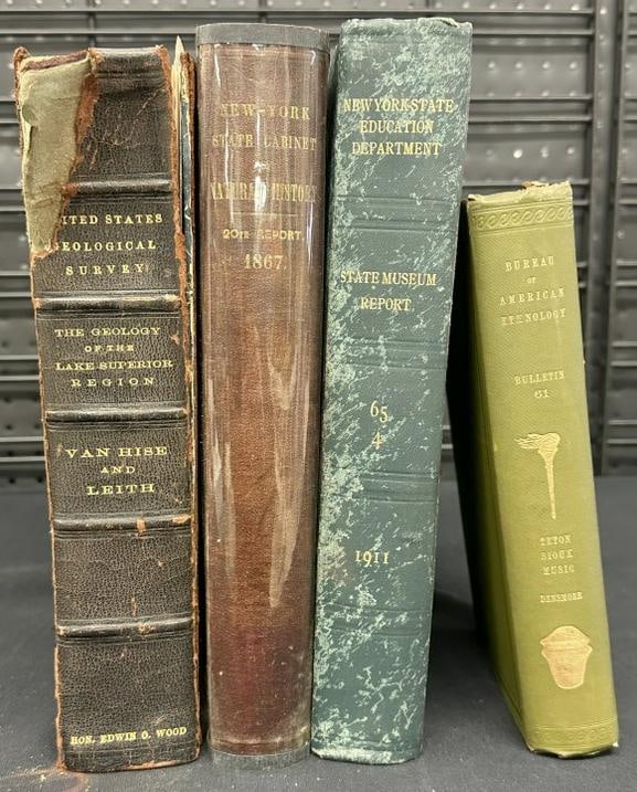 (4) early misc. Report Books, to include ( BUREAU OF AMERICAN ETHNOLOGY, BULLETIN 61 TETON SIOUX