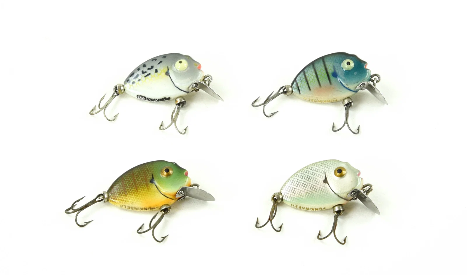 4 Heddon Tiny Punkinseeds