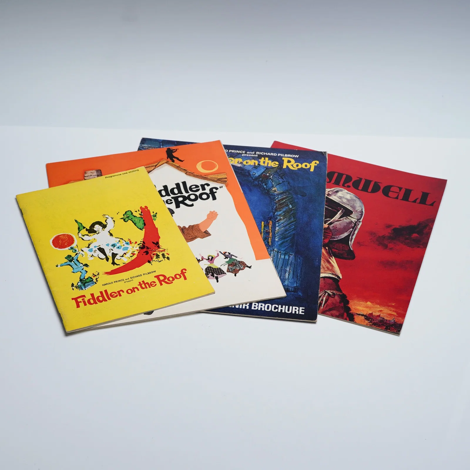 4pc Theatre & Film Brochures Cromwell, Fiddler on the Roof, More