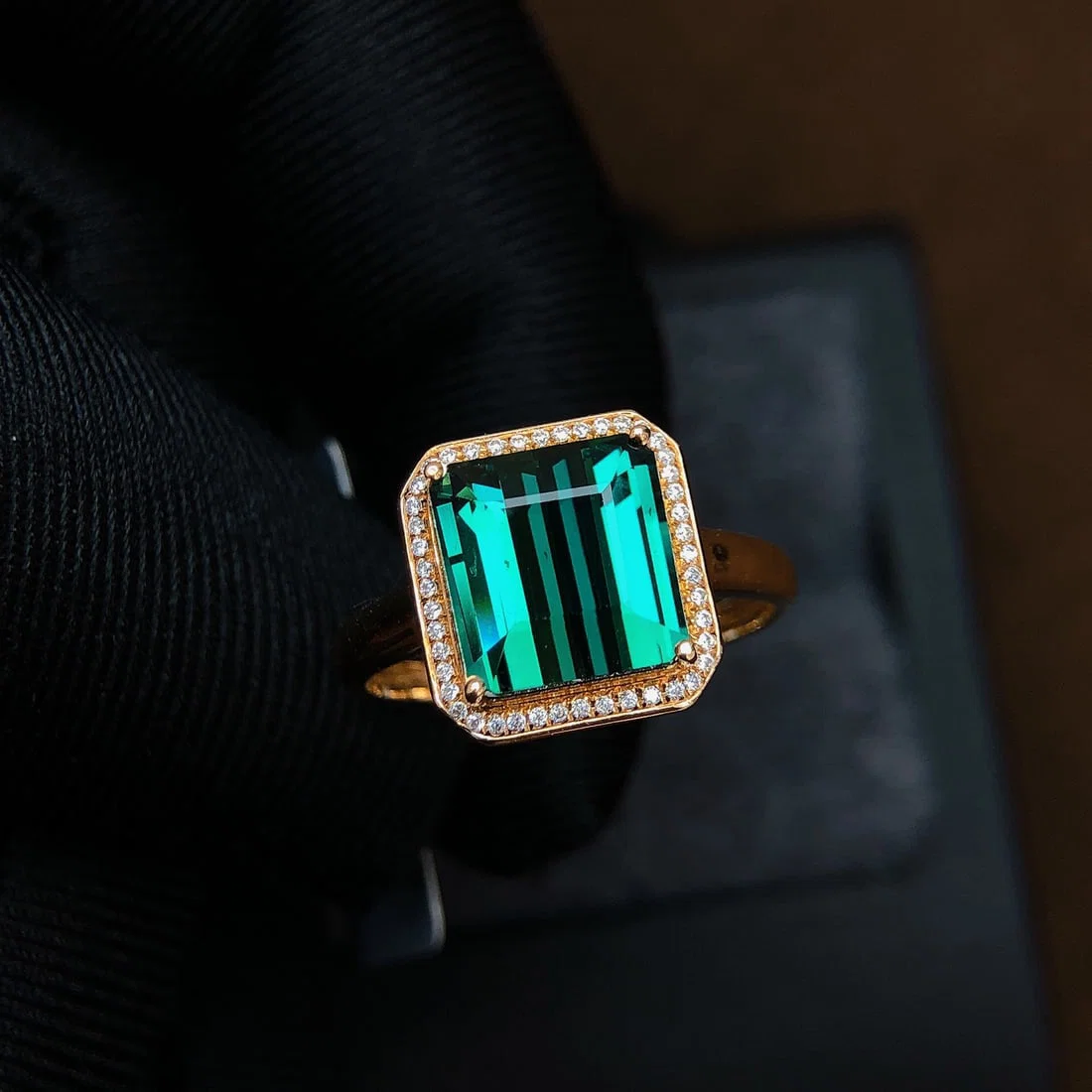 5.23Ctw Natural Tourmaline Ring