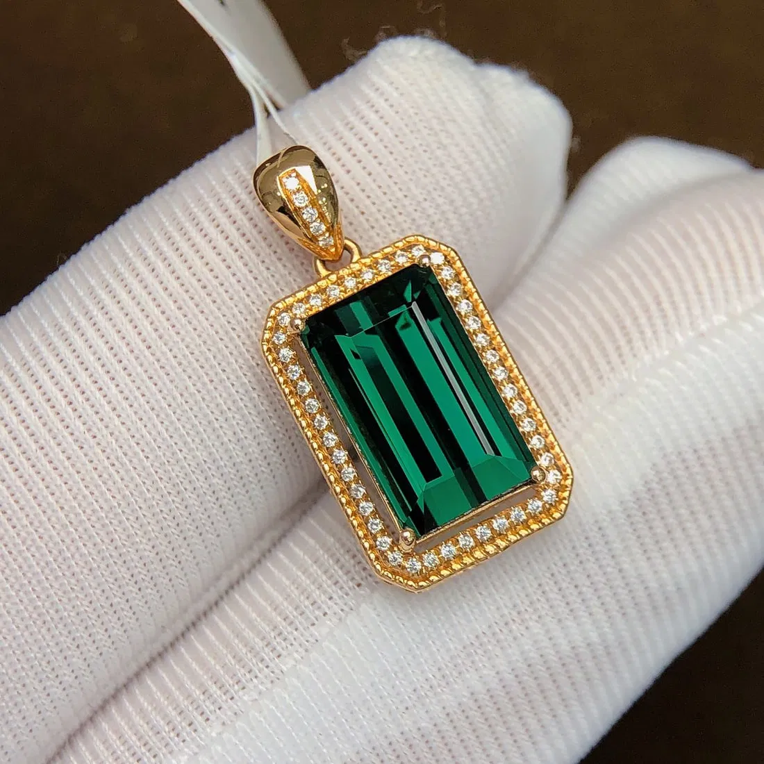 5.3Ctw Natural Tourmaline Necklace