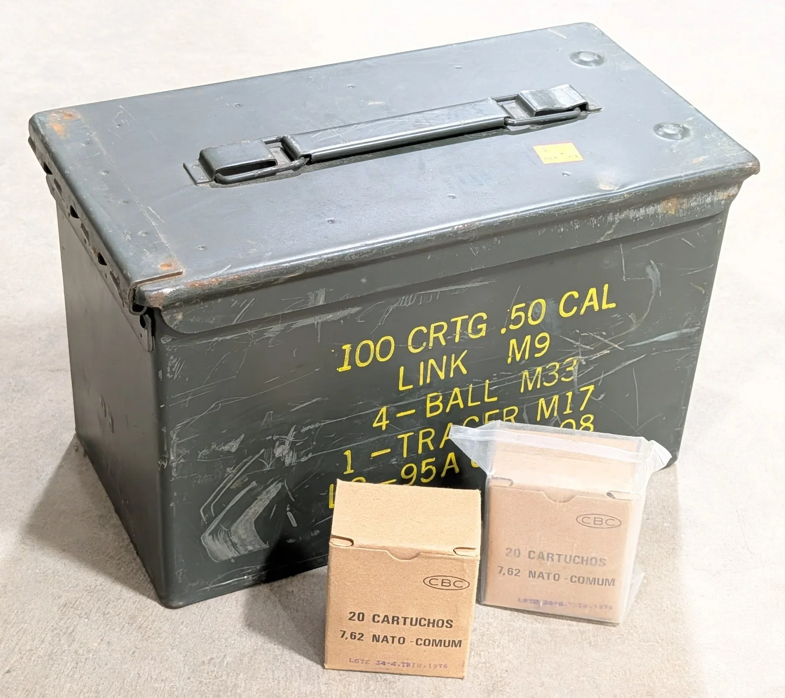 520 Rnds Brazilian CBC 7.62 NATO Cartridges w/ Ammo Can