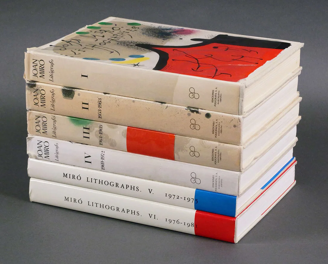 (6) MIRO Lithographs Complete Set 6 Volumes