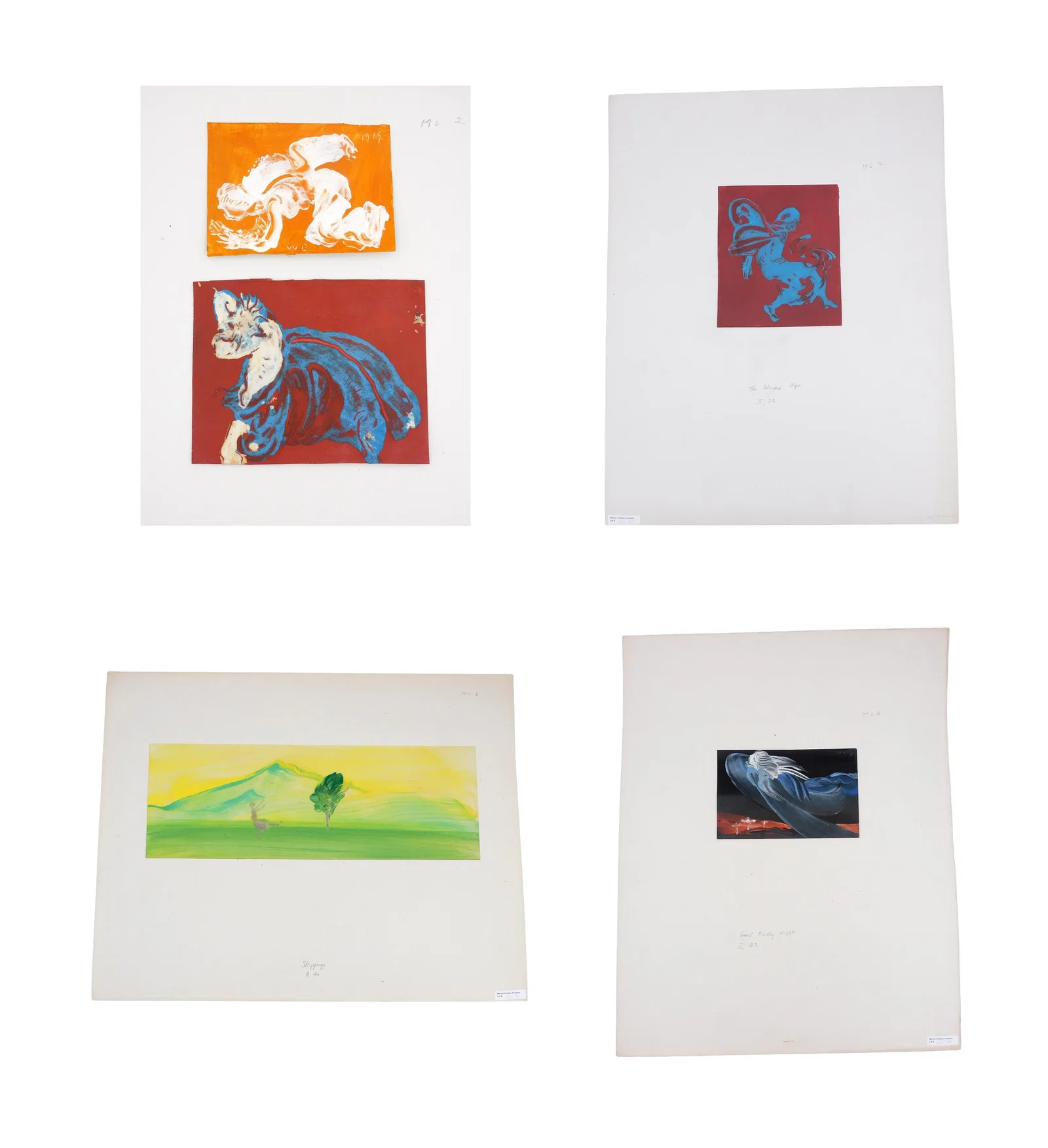 (6) Walter Otto Beck Paintings