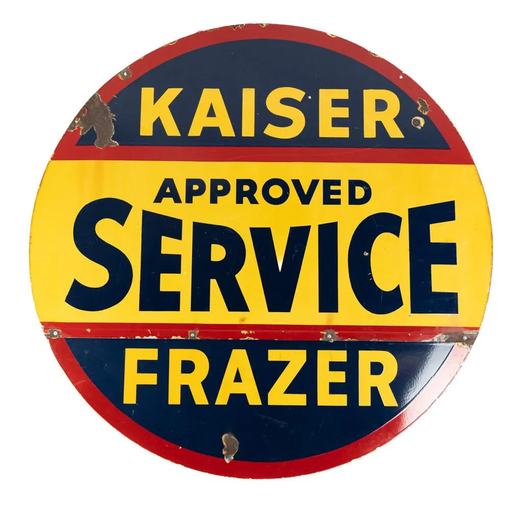 60" Kaiser Service DSP To Piece Advertising Sign
