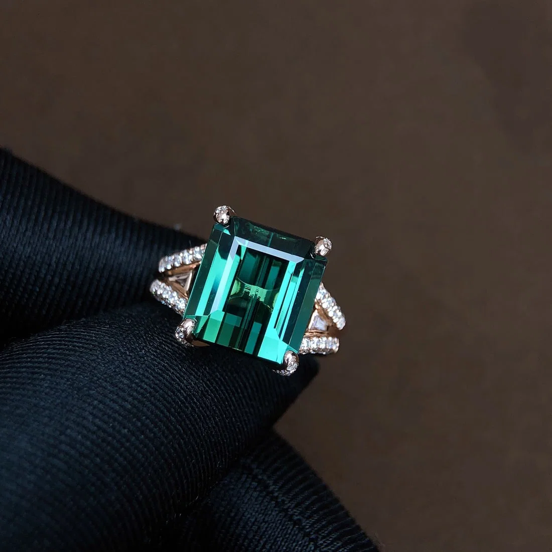 8.06Ctw Natural Tourmaline Ring