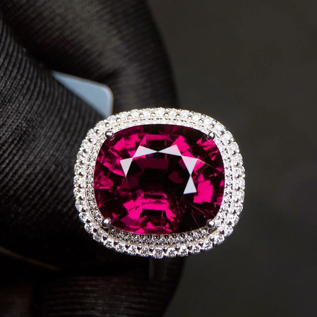 8.86Ctw Natural Tourmaline Ring