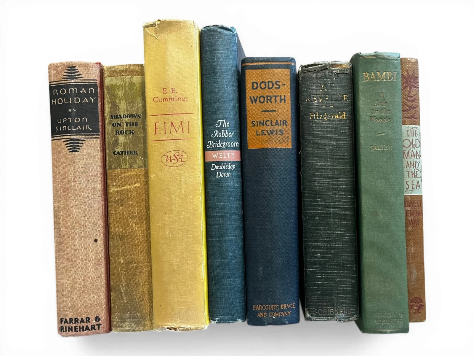 (8) Classic Literature First Editions