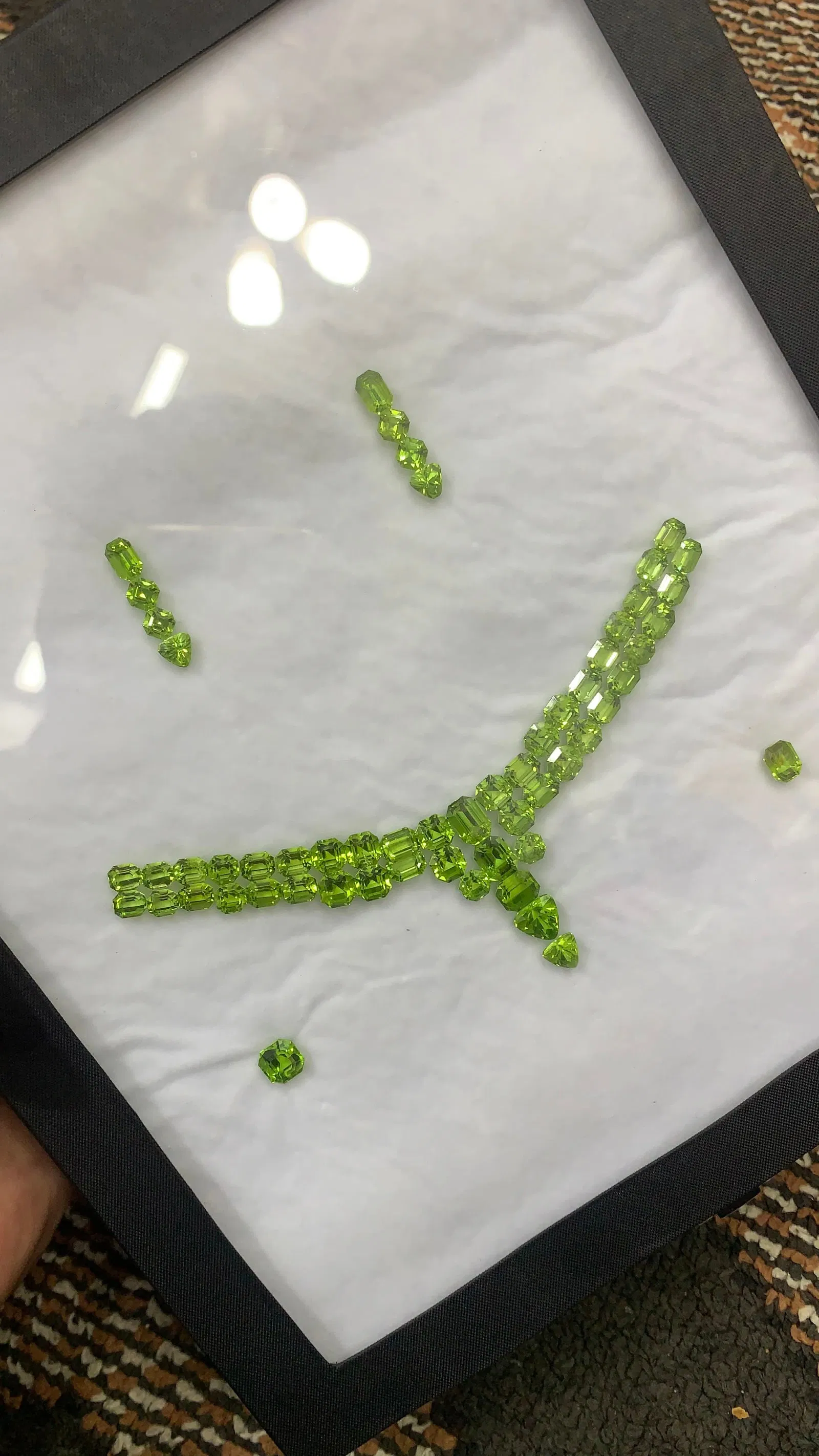 85 Carats Natural Peridot Set For Jewelry