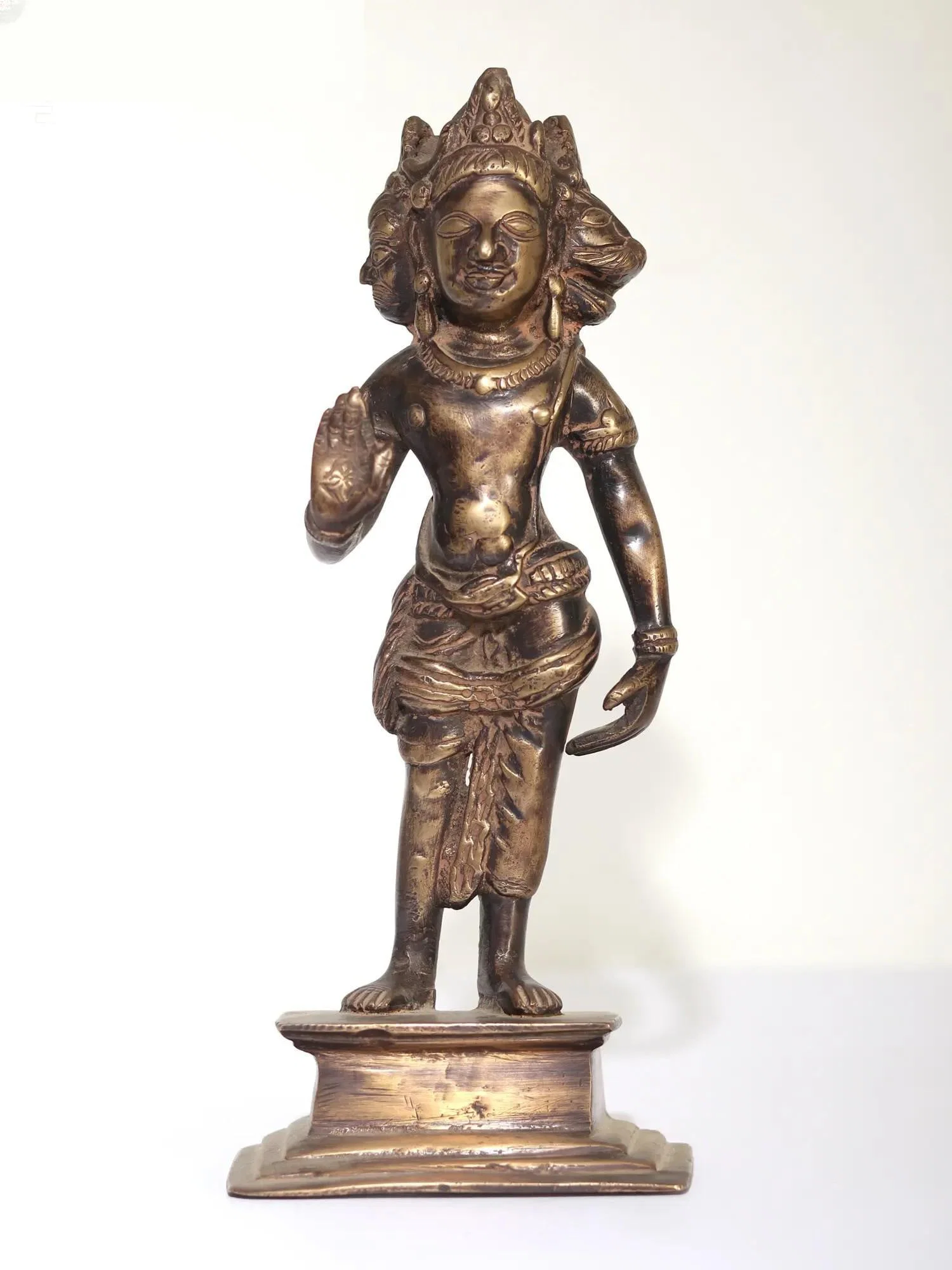 9" Vaikuntha Narasimha | Brass Statue