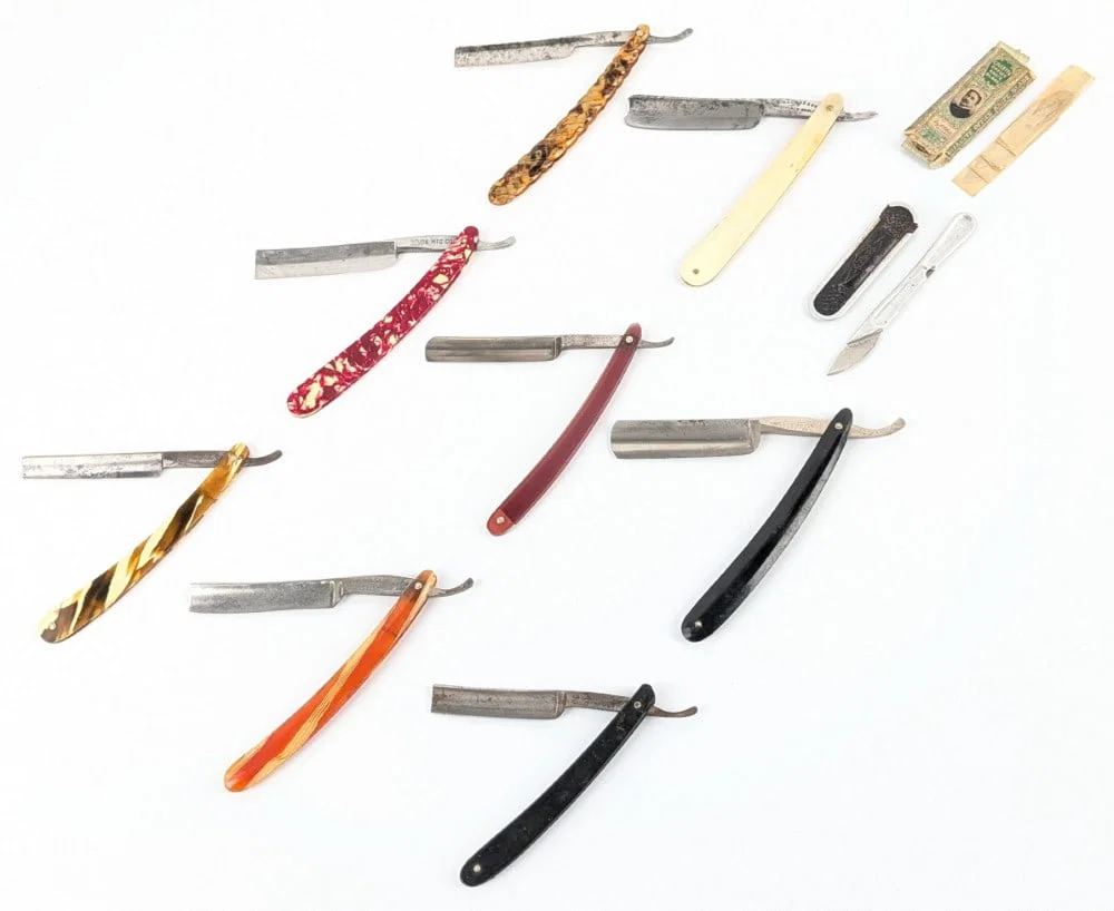 (9) Various Brand Straight Razors