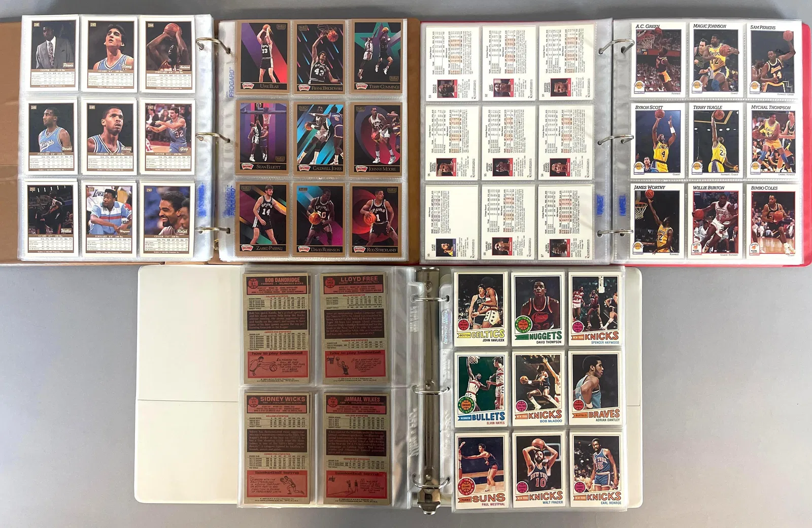 950+ 1972 - 96 basketball Cards with HOFs, Stars, and Rookies
