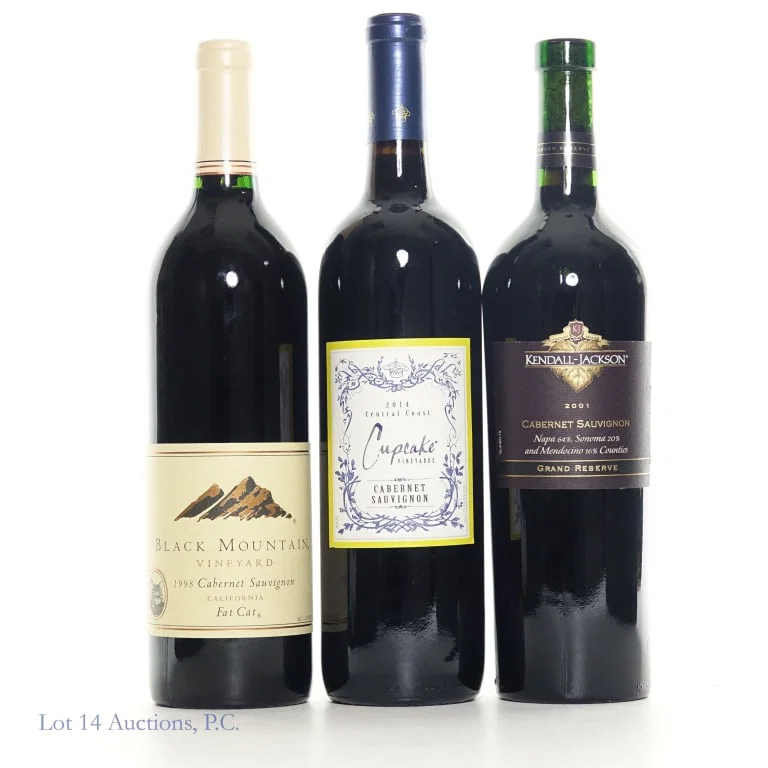 98 Black Mt., 14 Cupcake & 01 K-J Cabernet Sauv 3