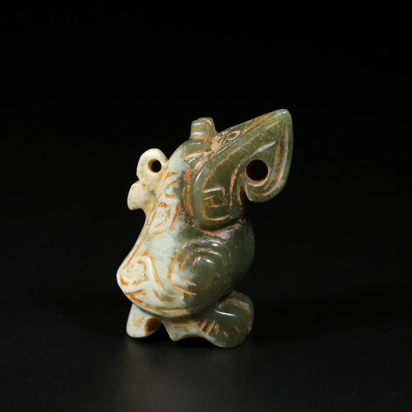 A ANCIENT JADE OWL