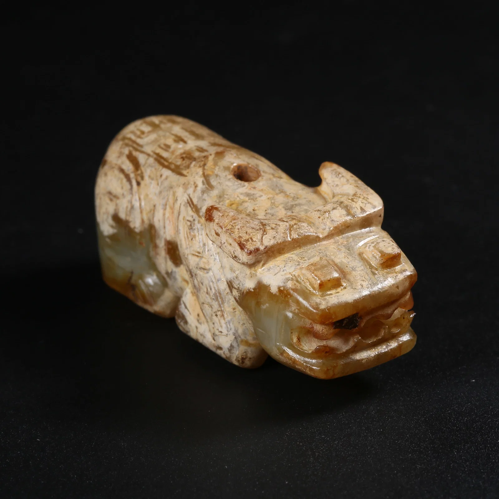 A ARCHAIC JADE OX