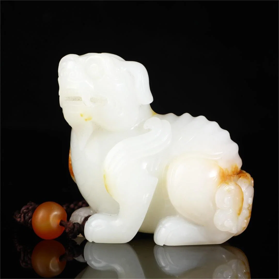 A beautiful Hetian jade seed material to play with