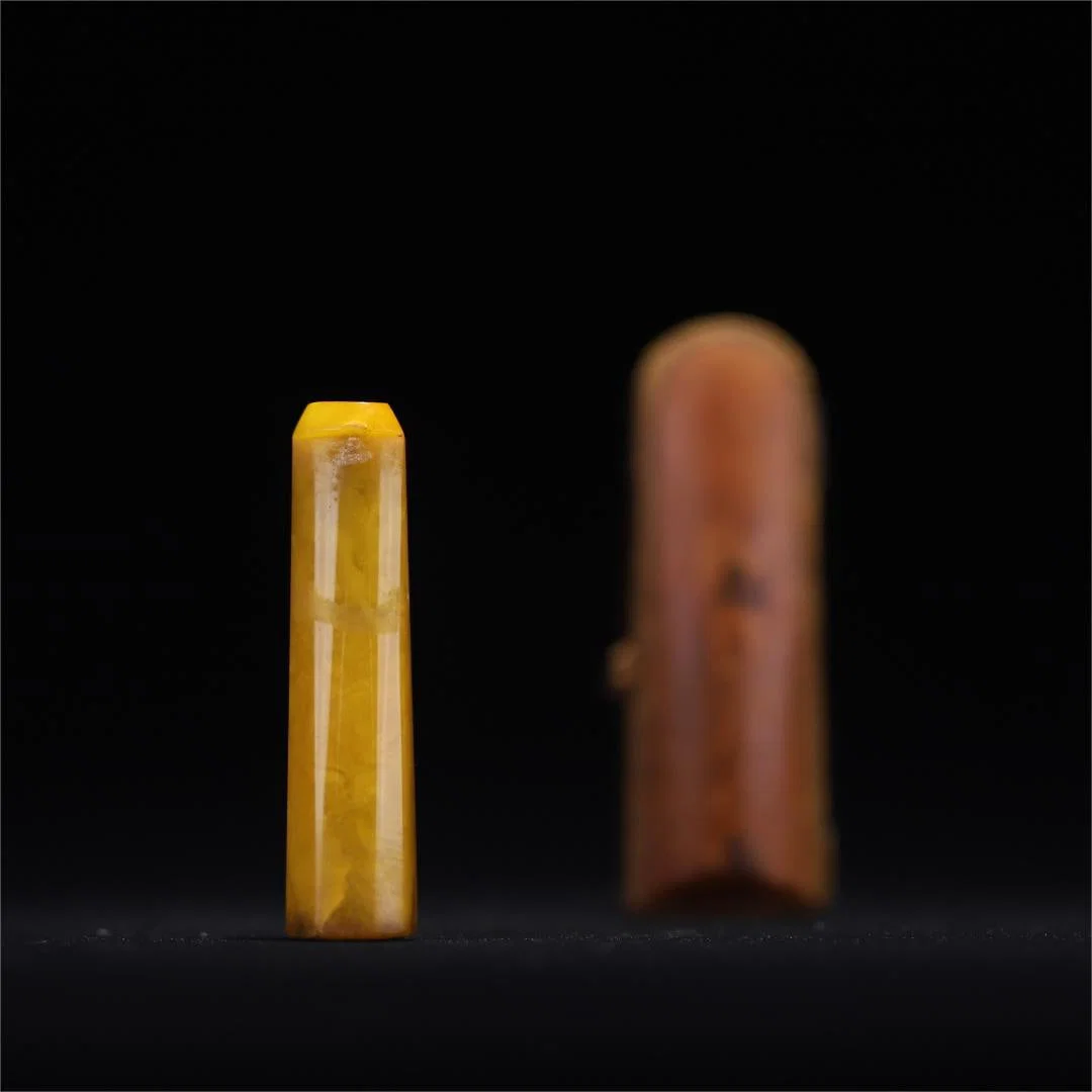A beeswax cigarette holder from the Qing Dynasty