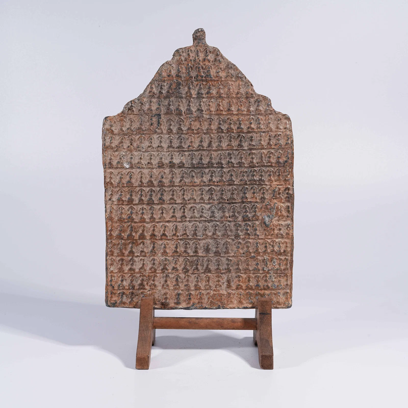 A BRONZE BUDDHA TABLET