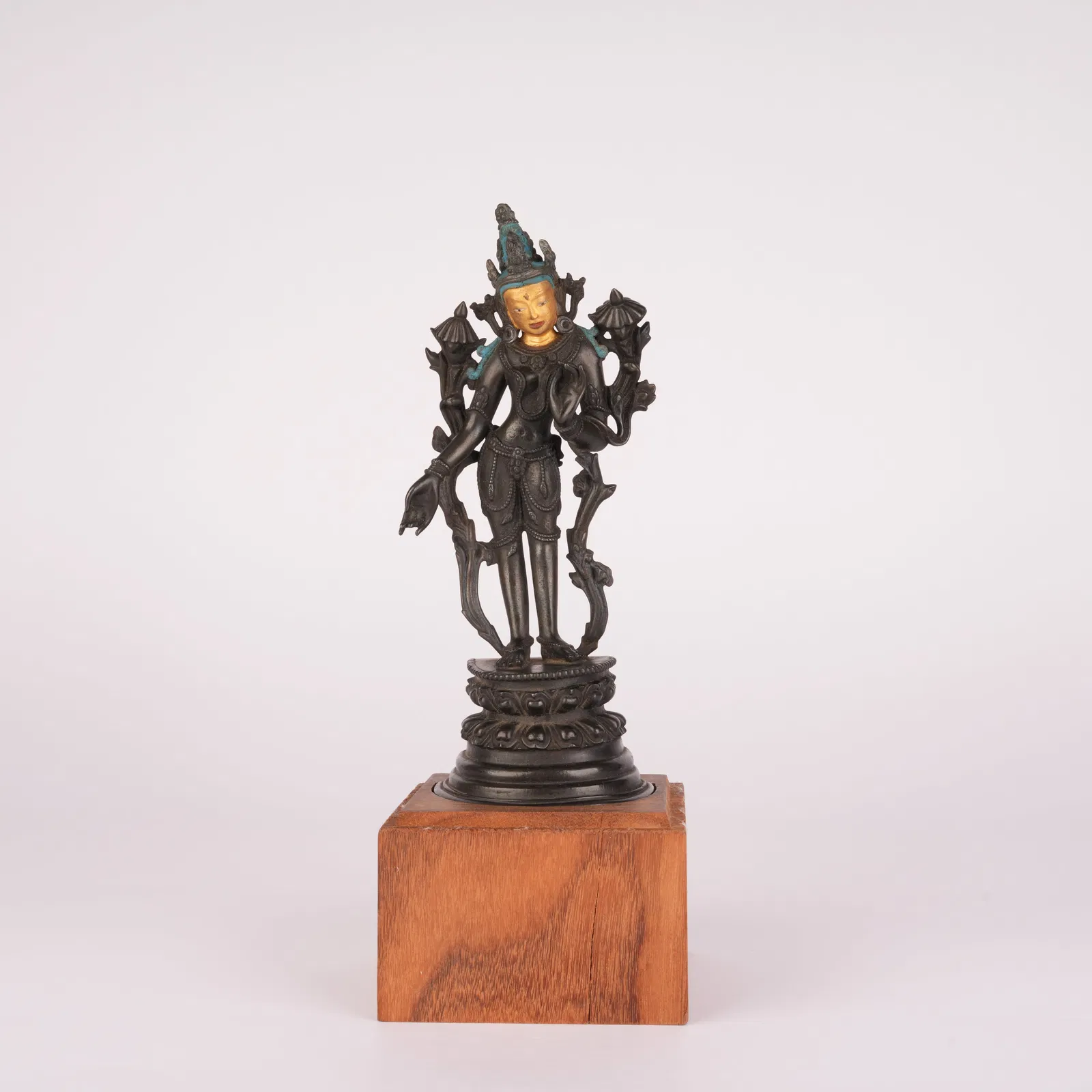 A BUDDHA STATUE FROM TIBET, QIANLONG PERIOD, QING DYNASTY