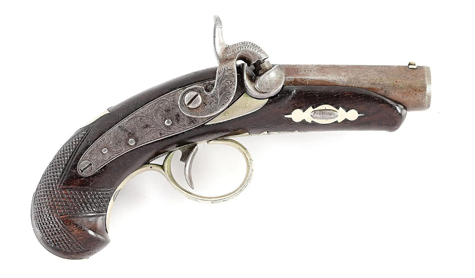 (A) C.SUTTER SELMA ALABAMA PERCUSSION POCKET DERRINGER.