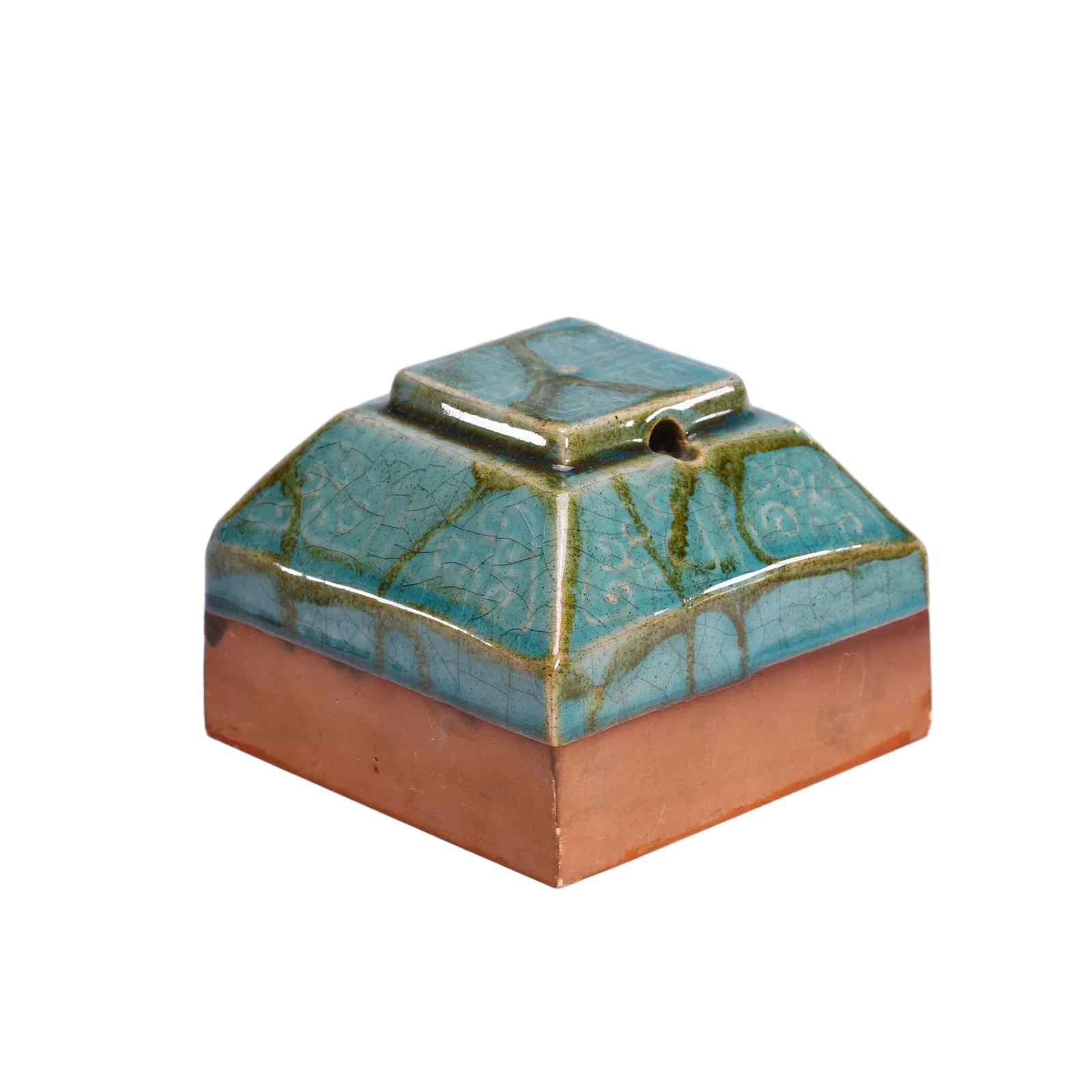 A CARVED SHOUSHAN STONE SEAL