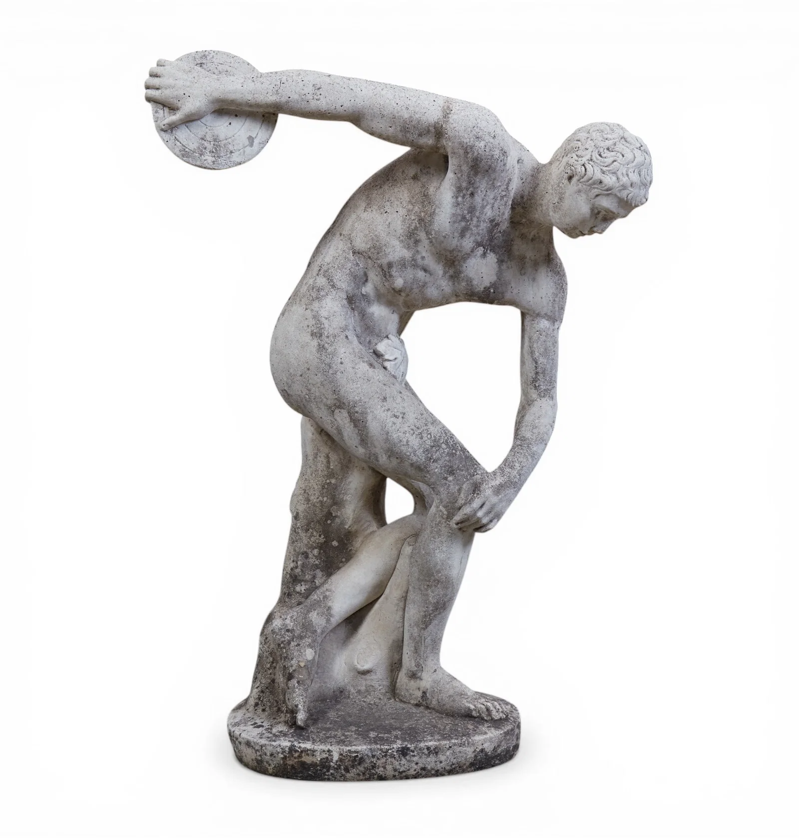 A cast composition model of Discobolus, 20th century