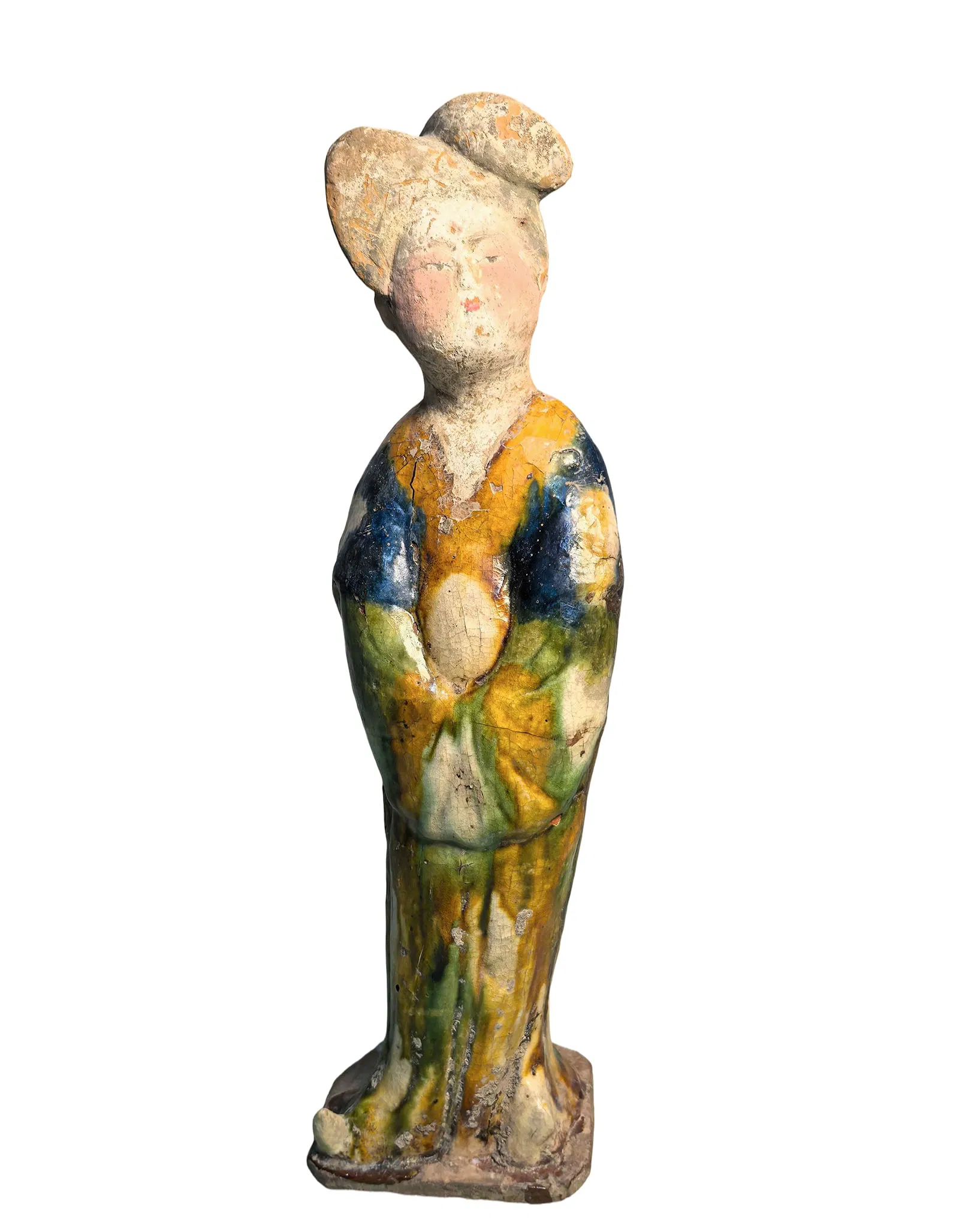 A Chinese Painted Pottry Lady Tang Dynasty AD618-907