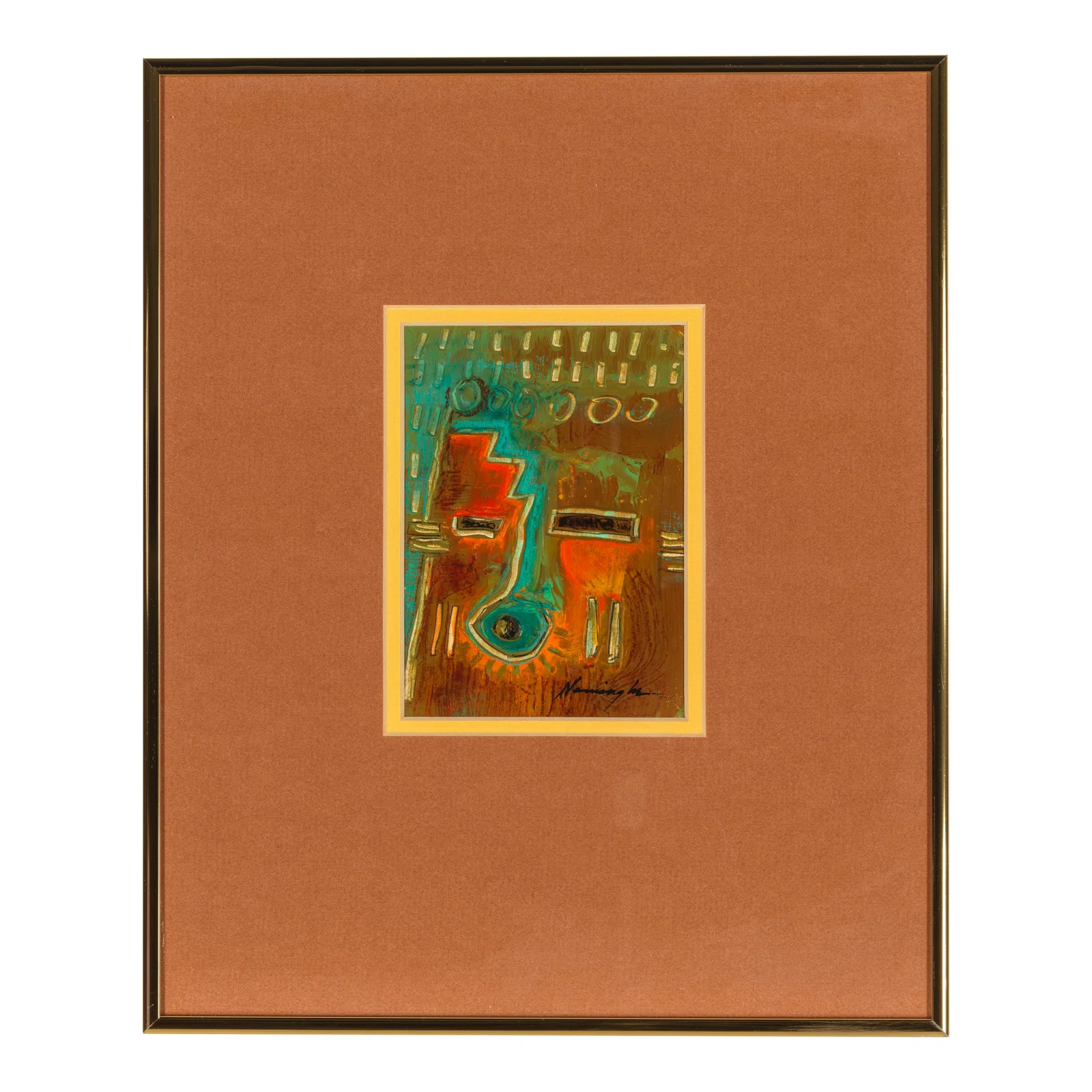 A Dan Namingha painting, circa 1973