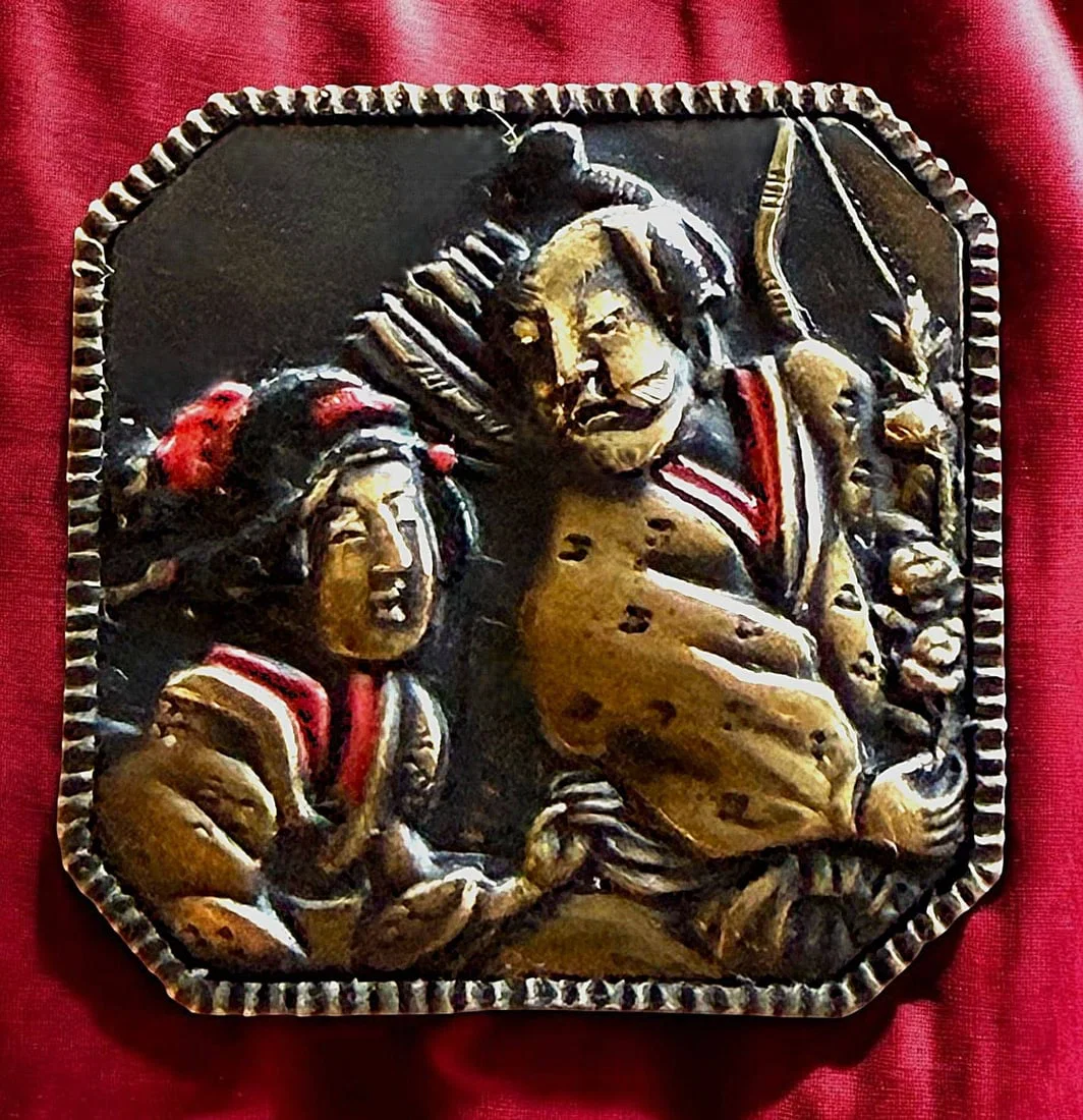 A DIVISION ONE ASIAN THEMED BUTTON