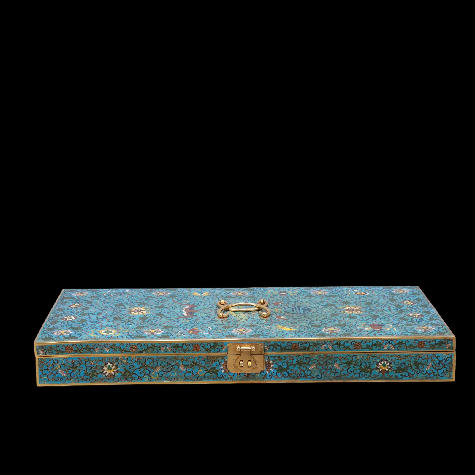 A Exquisite Cloisonne Lotus Pattern Ornament