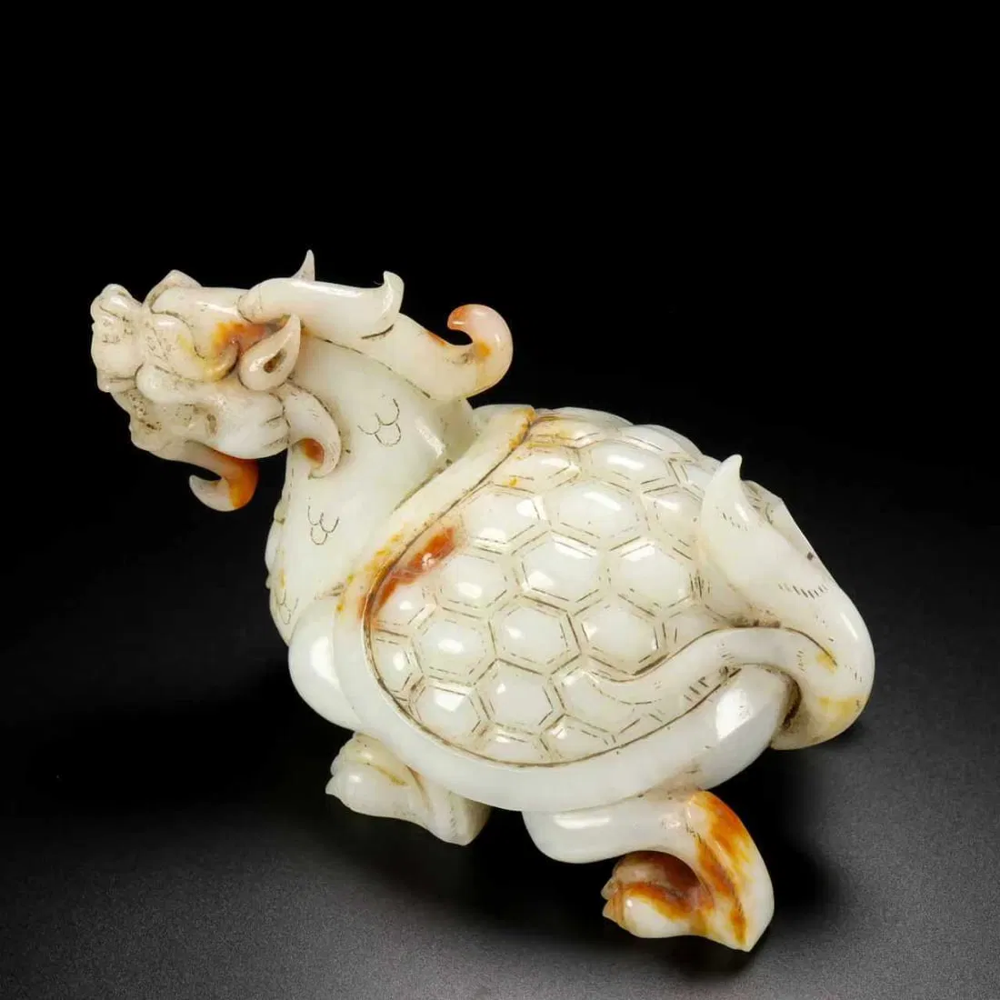A Exquisite Hotan Jade tortoise Ornament